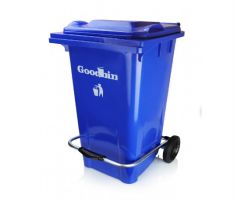 سطل زباله پدال دار و چرخ دار 180 لیتری گودبین پلاستیک 6177