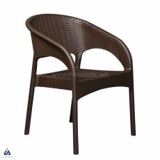 صندلی دسته دار حصیربافت ناصر پلاستیک 992