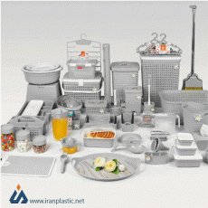 سرویس جهیزیه عروس 85 پارچه هوم کت مدل دلیار 3451