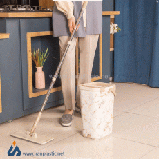 تی زمین شور حوله ای طرحدار رزگلد پلاستیک 8155