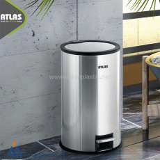 سطل زباله استیل پدال دار 20 لیتری هانیس آرام بند