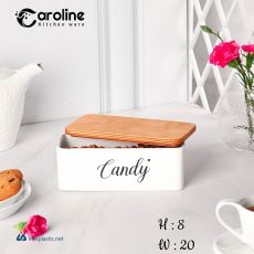 بانکه کوکی مستطیل سرامیکی کارولین 222