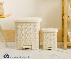 سطل آشغال پدالی کوچک پالرمو اکسن پلاستیک 1202