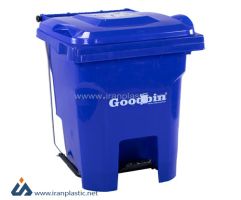 سطل زباله 40 لیتری پدال دار مدرن گودبین پلاستیک 6168
