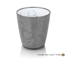 لیوان پلاستیکی دو رنگ گلبرگ اشکان پلاستیک 2240