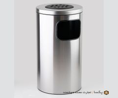 سطل زباله استیل زیر سیگاری دار پنجره ای 30 لیتری متالیس